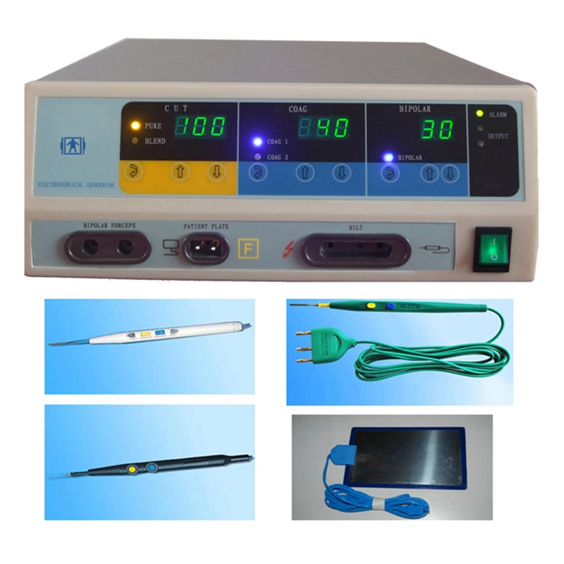 High Quality 350W Diathermy Electrical Surgical Electro Cautery Radio Frequency Bipolar Electrocautery Machine