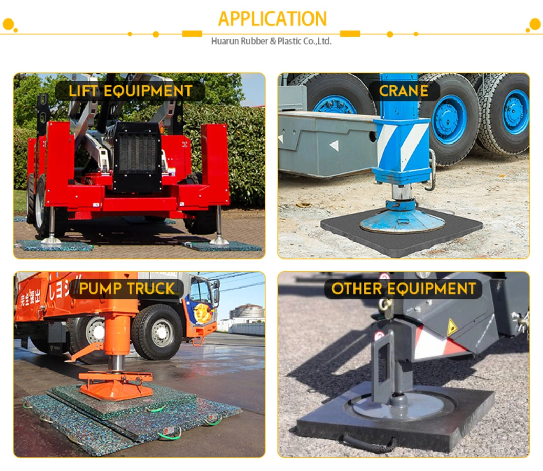 Spider Lift Ewp Outrigger Enginering Material Ground Pressure Stability Crane Pad