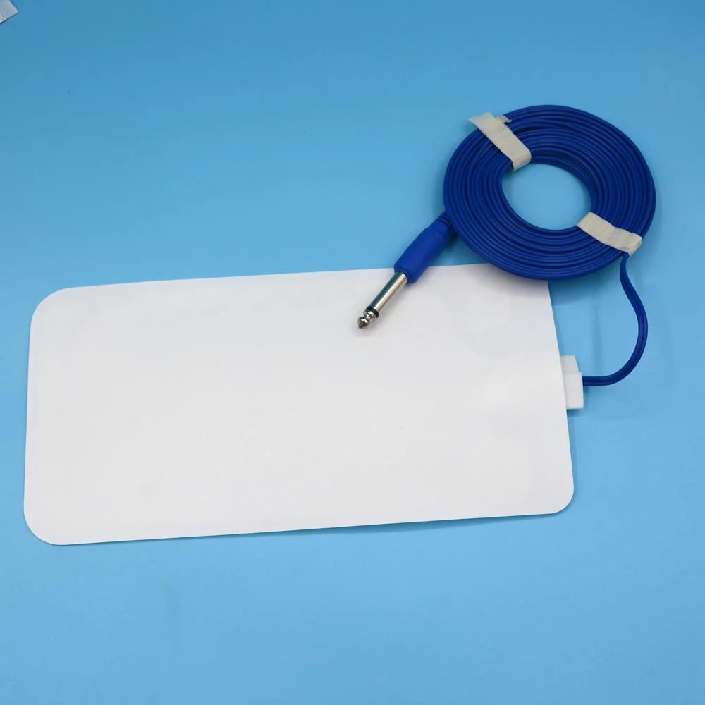 Hospital Medical Disposable Monopolar Electrosurgical Grounding Plate Esu Pad for Adult with Cable