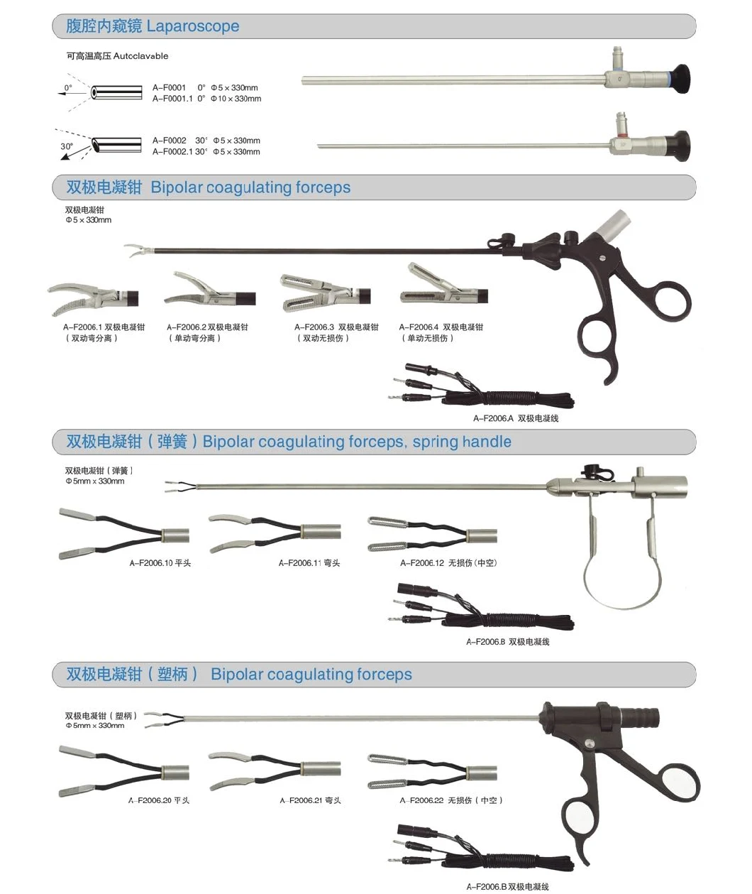 Laparoscopic Medical Equipments Surgical Instruments of Hf Monopolar Electric Coagulator L Hook Electric Coagulator Suction Crook Knife